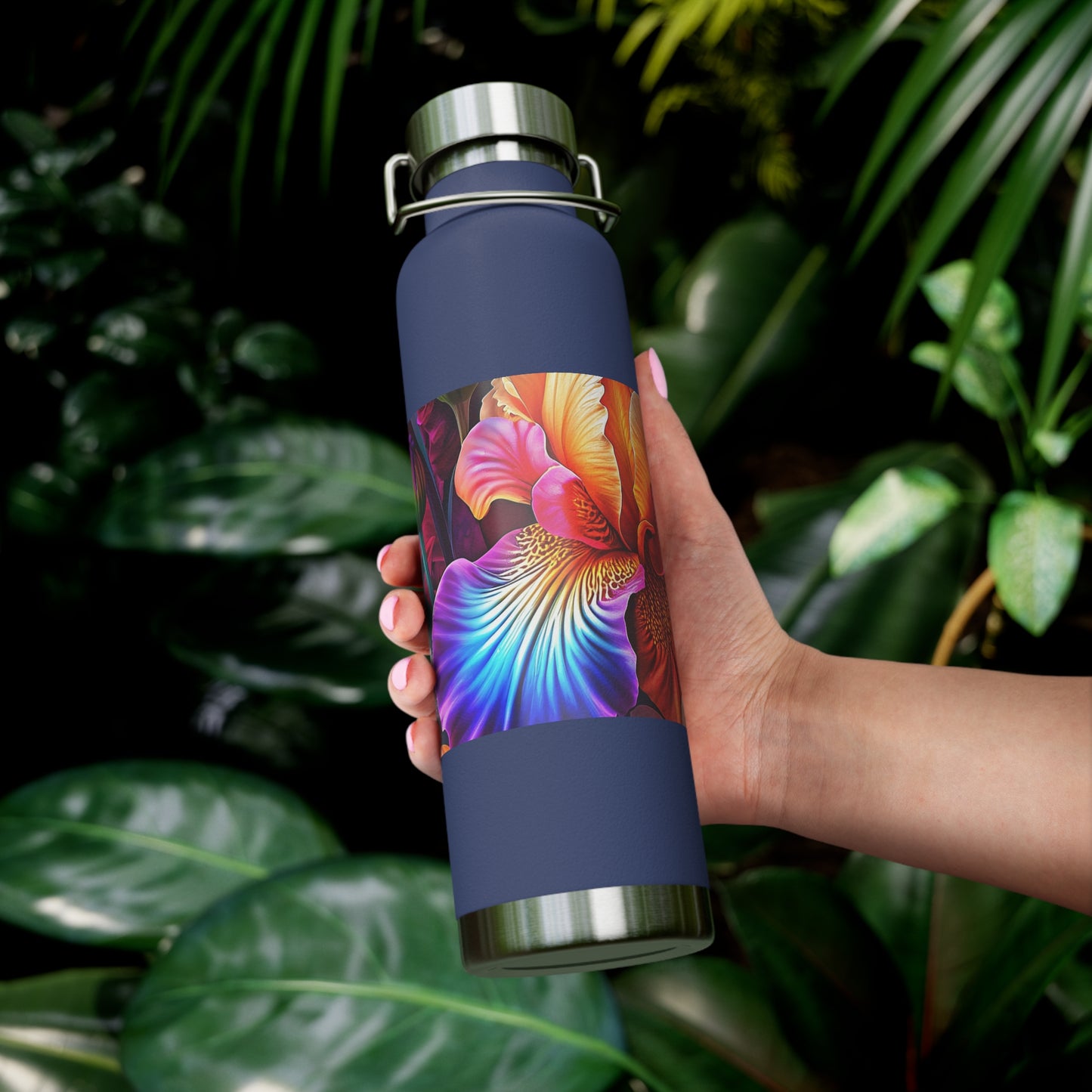Astrological Copper Insulated Bottle, Cosmic Travel Mug, Horoscope Water Bottle, Starry Flask, Unique Gift for Astrology Lovers