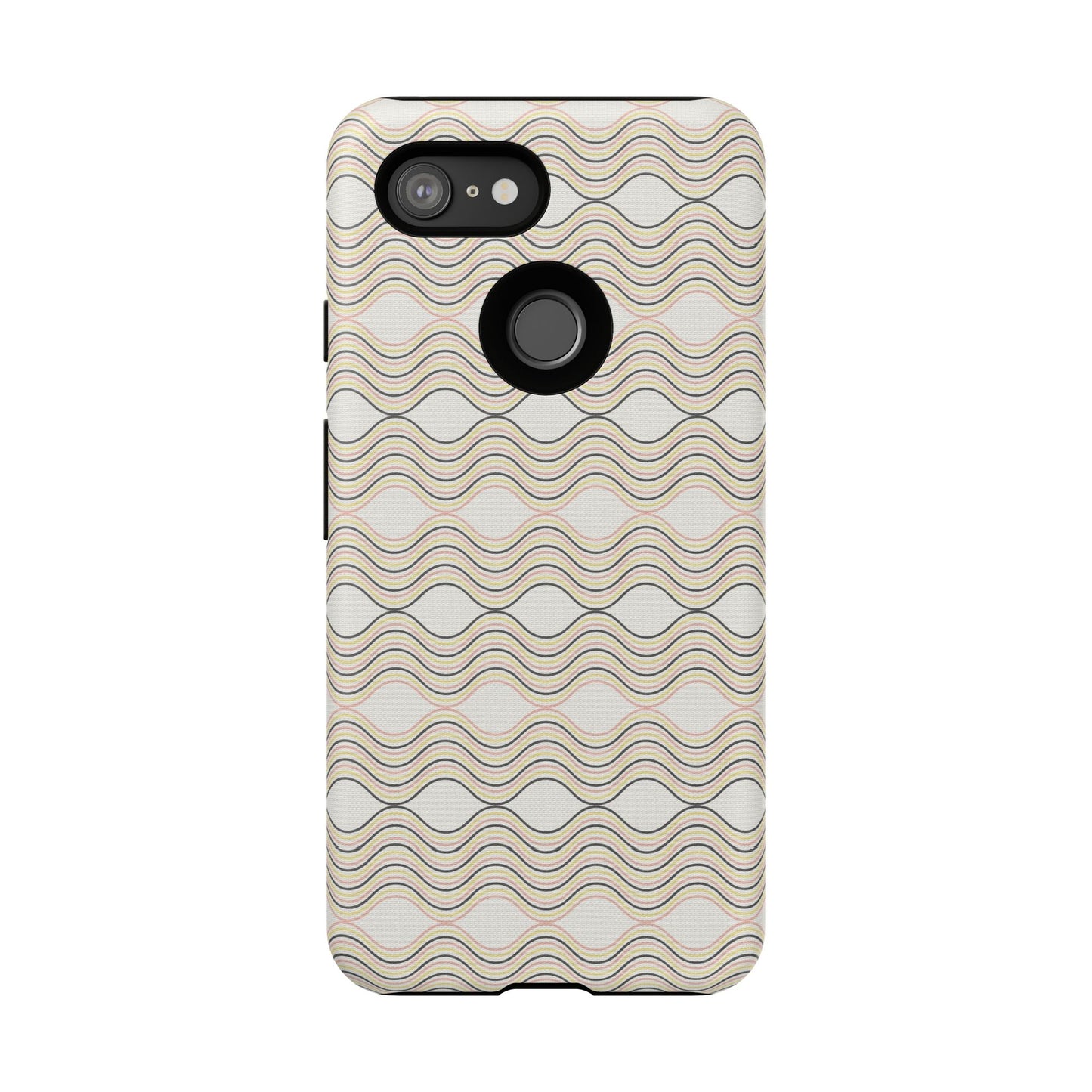 Stylish Phone Case for Tough Protection, Wavy Design, Chic Accessory, Gift for Her, Trendy Tech, Holiday Gift Idea