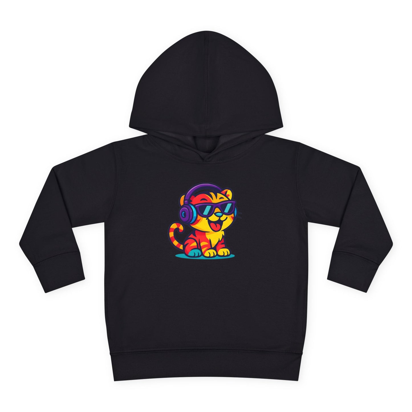 Colorful Tiger Hoodie for Toddlers | Fun Pullover for Kids, Cute Toddler Apparel, Kids' Gift, Birthday Present, Playtime Wear