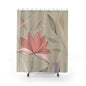 Botanical Shower Curtain, Floral Bathroom Decor, Modern Home Accessory, Nature-Inspired Gift, Spring Vibes, Relaxing Atmosphere