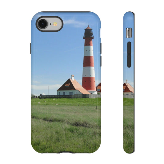 Lighthouse Phone Case - Coastal Vibes, Nautical Gift, Ocean Lover Accessory, Beach Aesthetic, Customizable Design