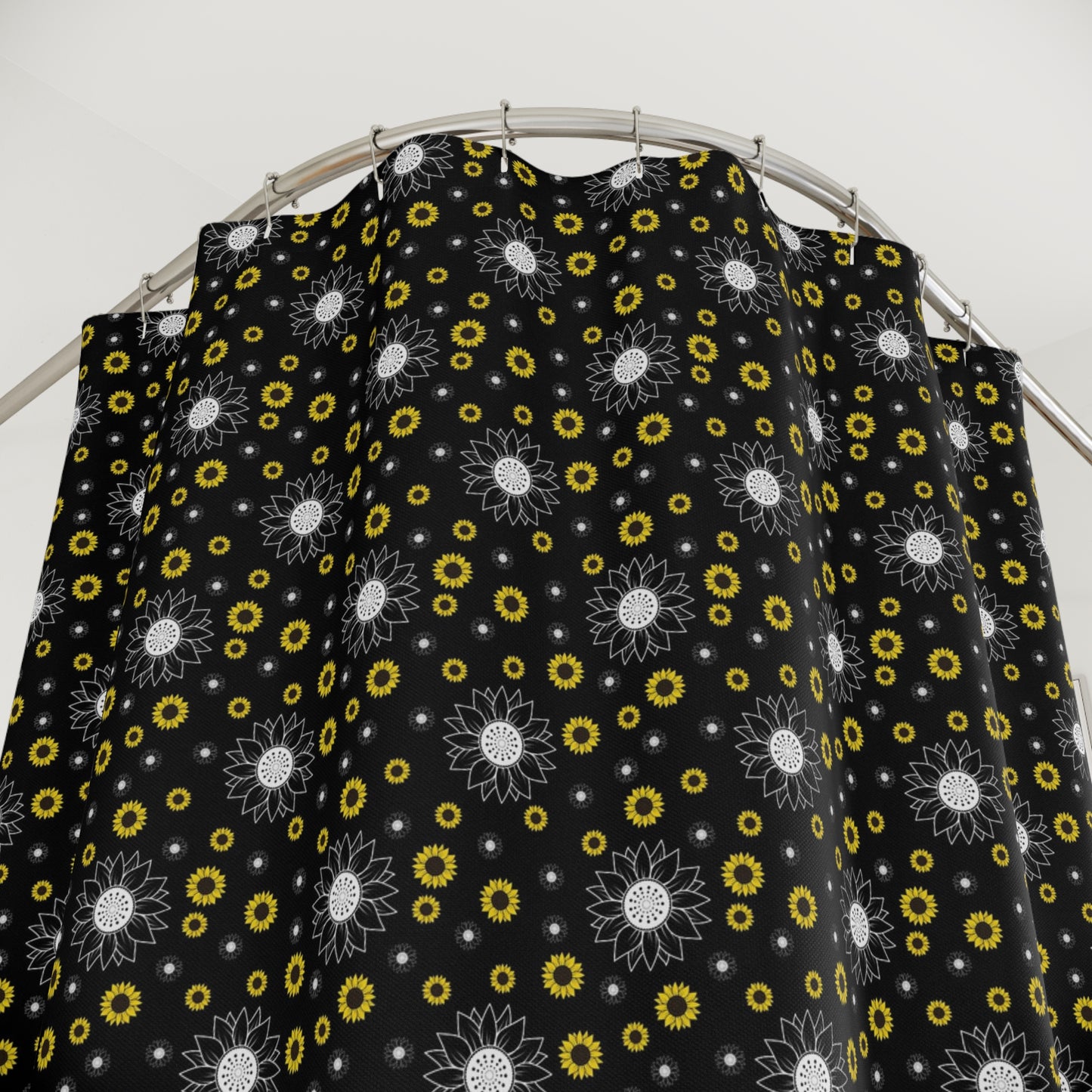 Bold Floral Shower Curtains | Chic Bathroom Accessories, Boho Home Decor, Unique Gift Idea, Modern Style, Holiday Decorating