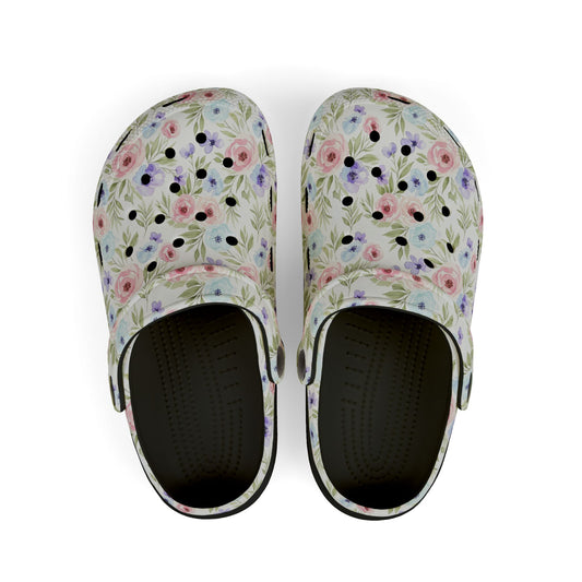 Floral Kid's EVA Clogs – Comfortable