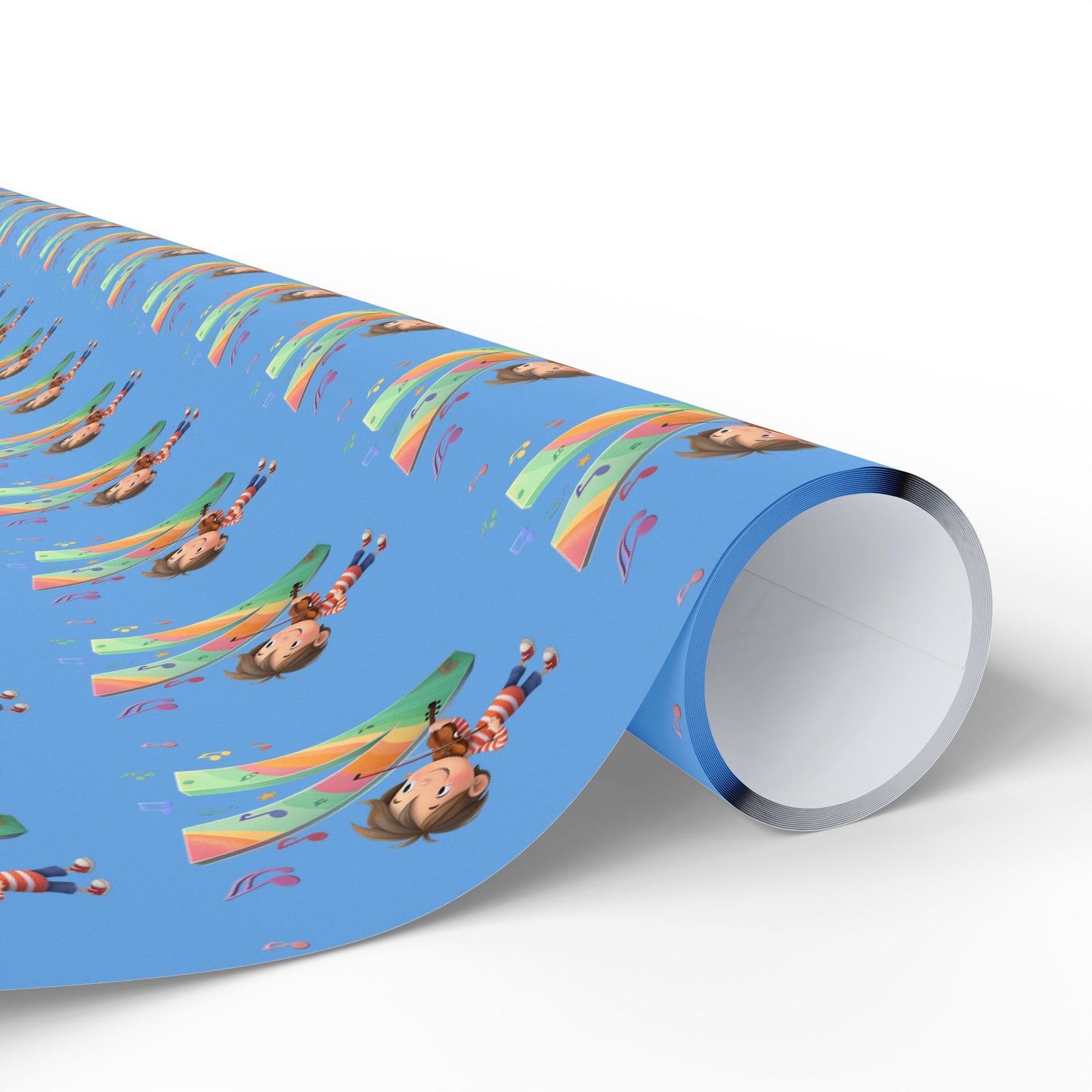 Colorful Gift Wrapping Paper for All Occasions, Birthday, Holidays, Kids' Gifts, Eco-Friendly Wrap, Fun Designs