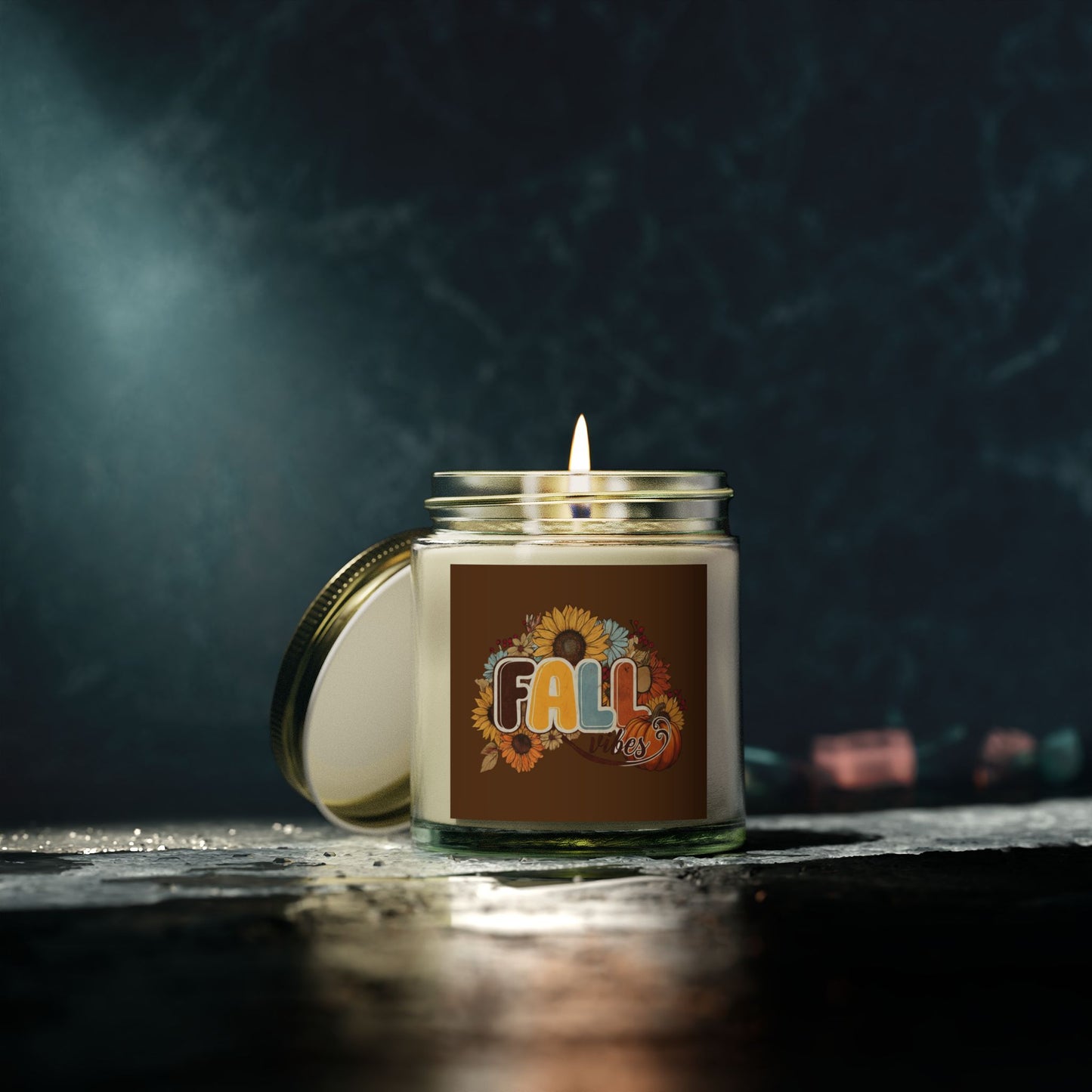 Fall Scented Candles - Coconut Apricot Wax, Cozy Home Décor, Seasonal Gifts, Autumn Scents, Relaxation, Aromatherapy