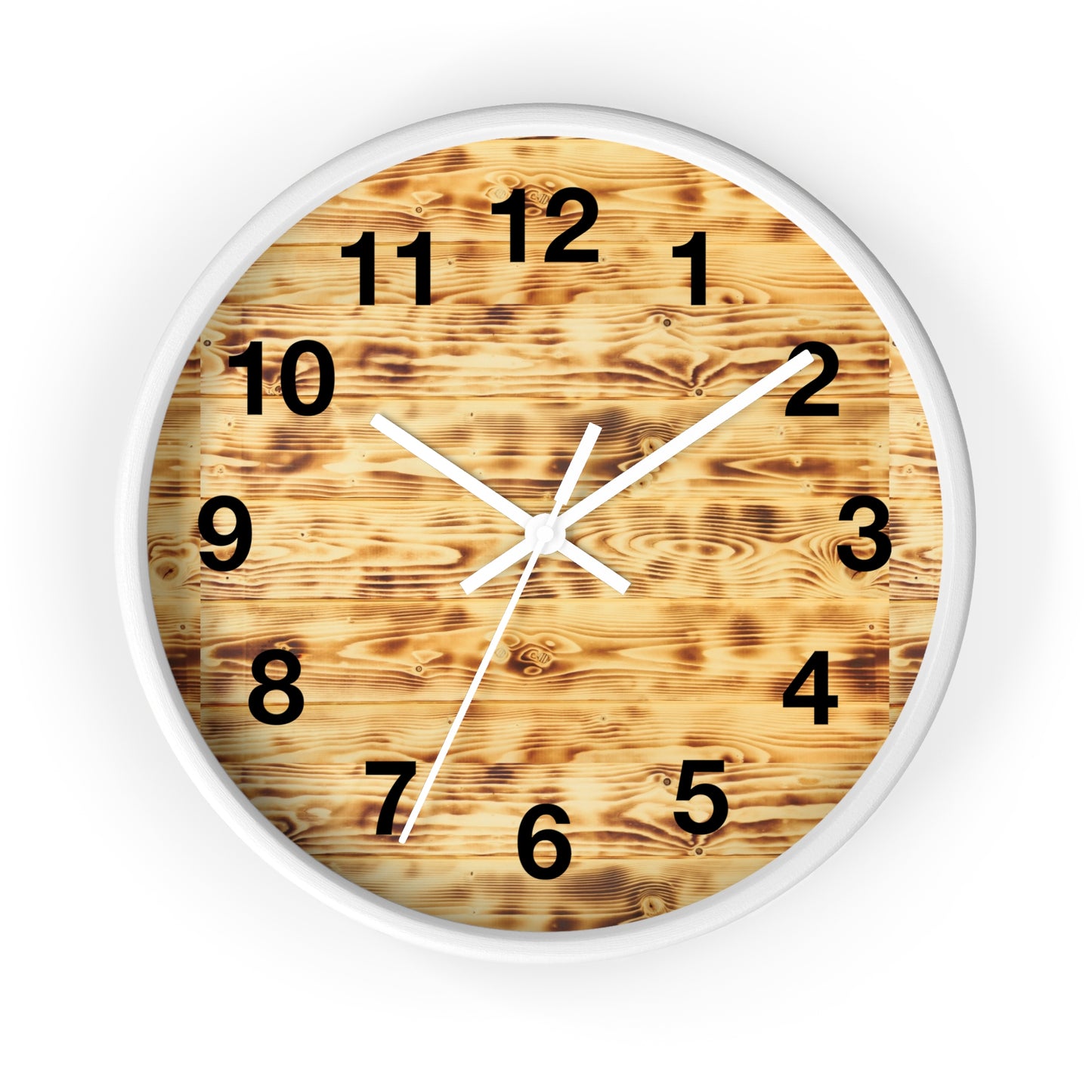 Rustic Wood Wall Clock | Natural Decor, Home Office Gift, Farmhouse Style, Timepiece, Unique Wall Art