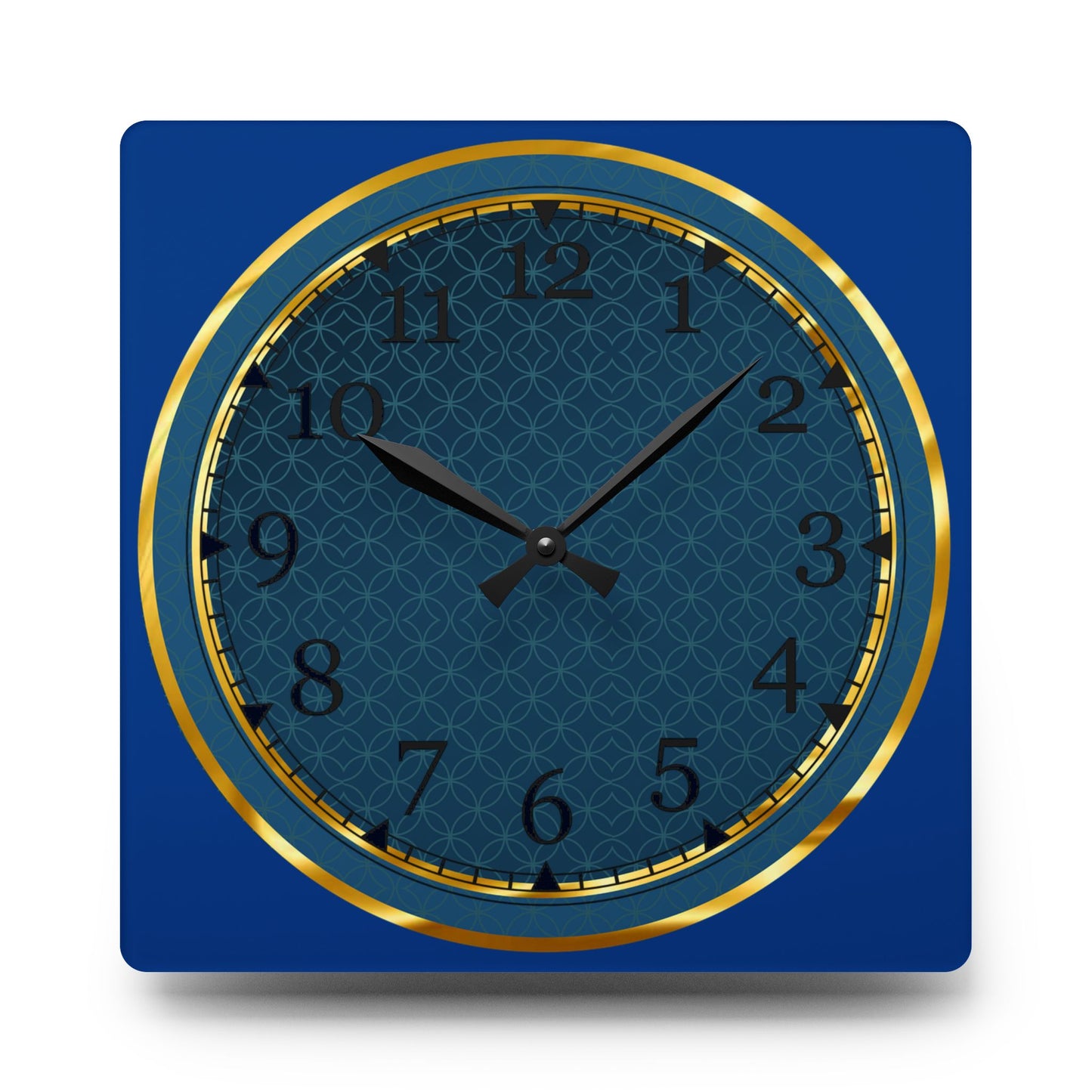 Elegant Acrylic Wall Clock, Stylish Home Decor, Modern Wall Art
