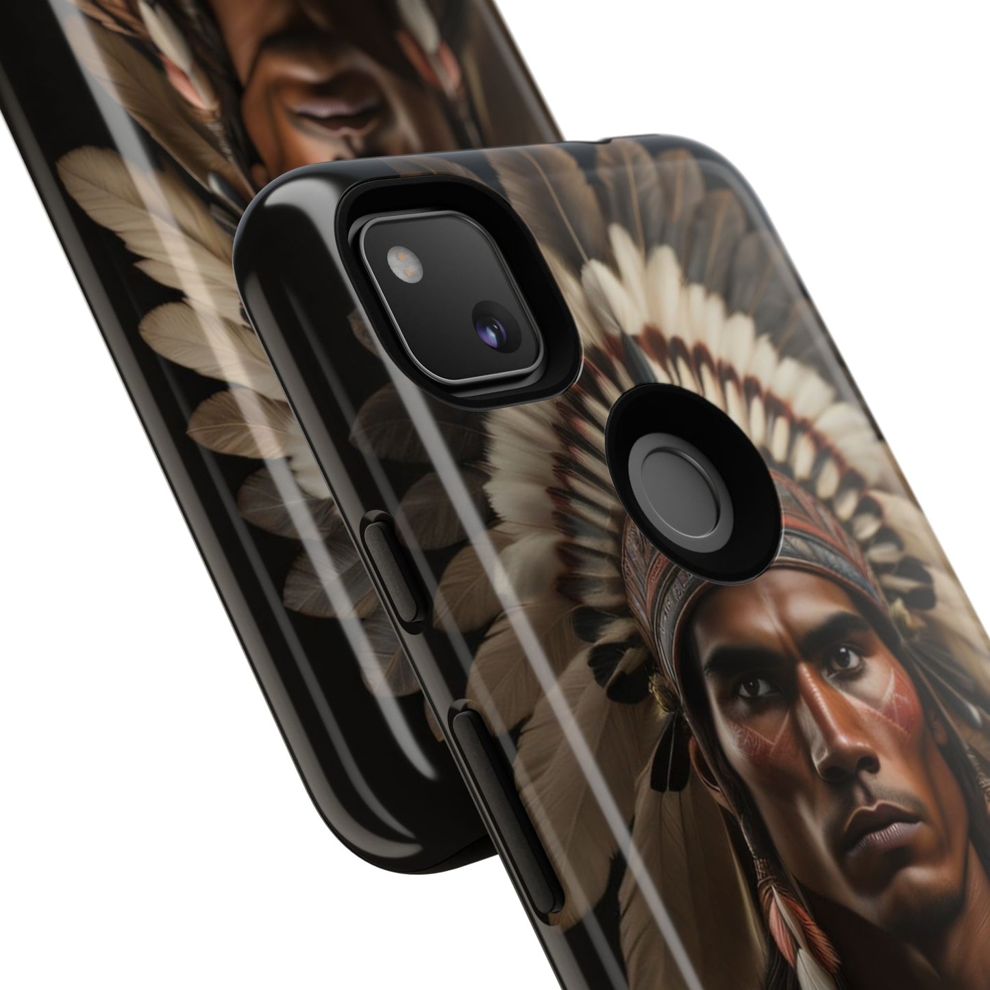 Native American Art Phone Case, Strong Culture Design, Unique Gift for Him or Her, Tough Cases, Customizable Protector, Tribal Style
