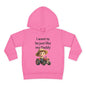 Adorable Toddler Fleece Hoodie - "I want to be just like my Daddy" - Kids Gift, Baby Shower, Birthday, Farm Theme