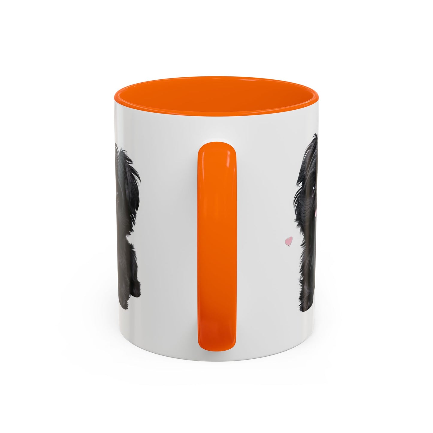 Cute Pug Accent Coffee Mug, Pet Lover Gift, Coffee Cup, Dog Mom Mug, Black Dog Ceramic Mug