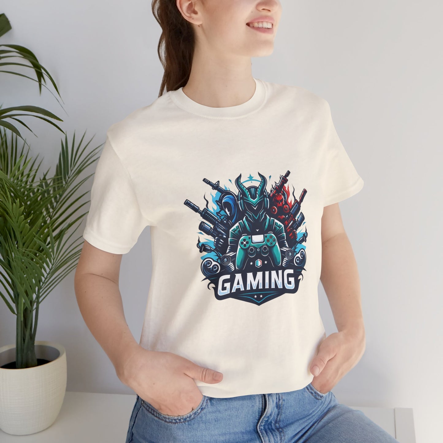 Gaming Controller Emblem Tee — Esports Gamer Graphic T-Shirt
