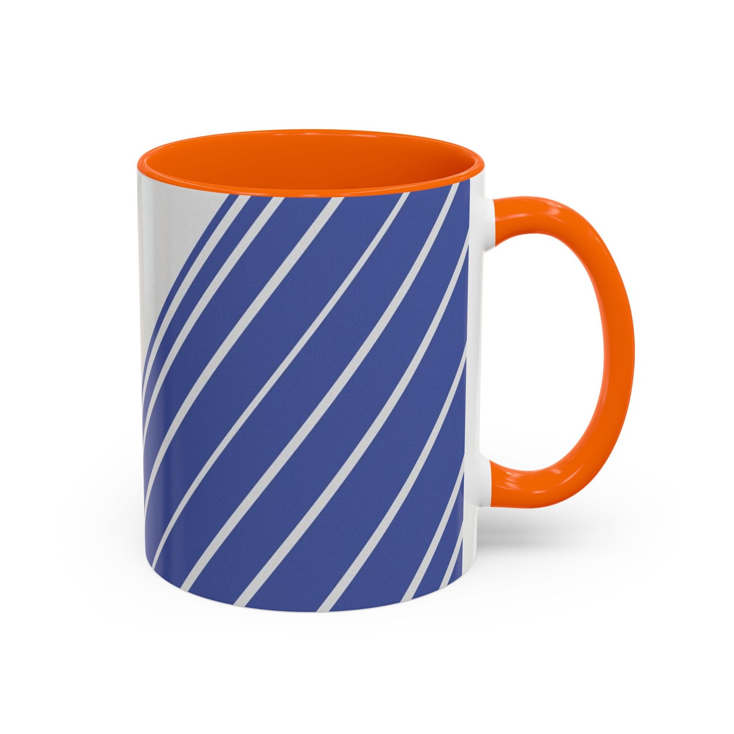 Elegant Stripe Accent Coffee Mug - Perfect for Gifts, Home Decor, Office, Birthdays, and Tea Lovers
