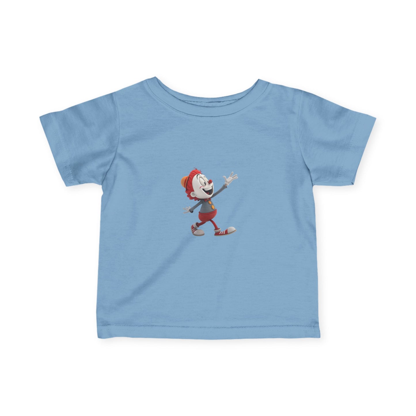 Infant Cartoon Character Tee, Cute Baby T-shirt, Kids' Playwear, Birthday Gift, Toddler Apparel, Funny Baby Shirt