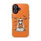 Halloween Ghost Phone Case, Cute Cat Ghost Case, Autumn Phone Cover, Spooky Season Gift, Trick or Treat Case