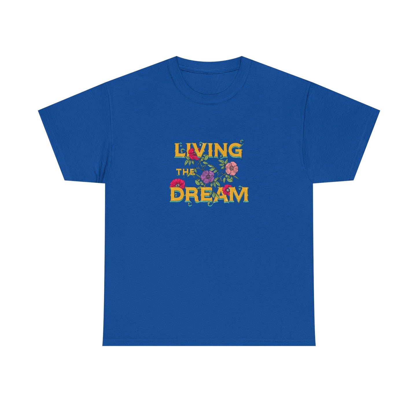 Living the Dream Floral Tee, Unisex Cotton T-Shirt, Inspirational Gift, Casual Everyday Wear, Flower Graphic Shirt, Summer Wardrobe [...]