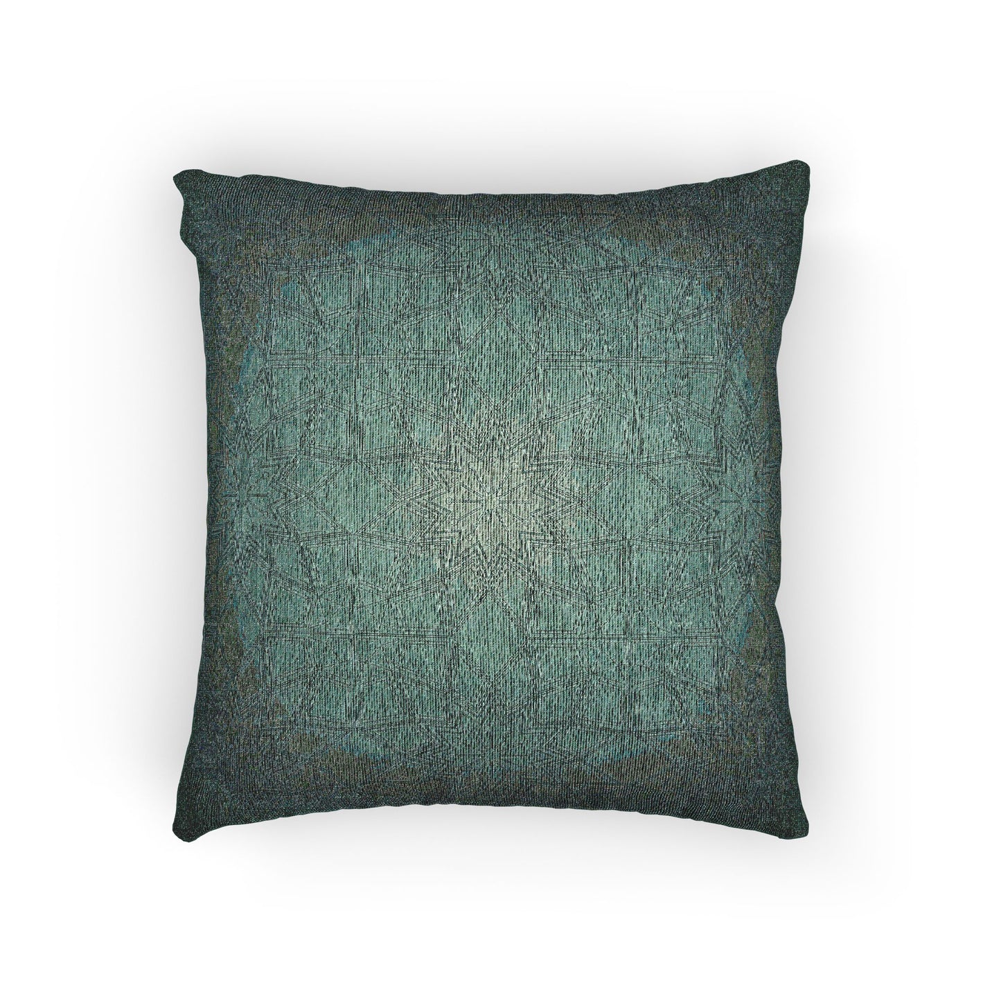 Bohemian Woven Pillow - Mid-Century Modern Decor, Cozy Throw Cushion, Unique Home Accent, Boho Pillow, Stylish Gift for All Occasions