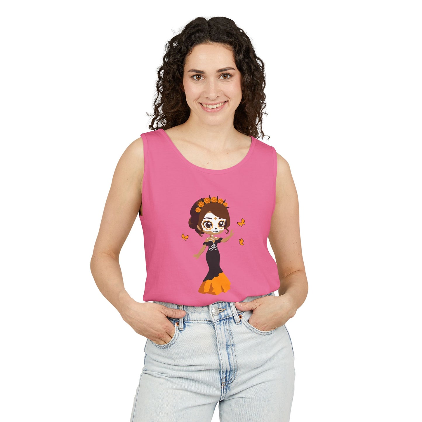 Celebrate Life Tank Top, Unisex , Day of the Dead