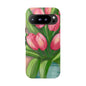 Floral Phone Case with Vibrant Tulips - Tough Cases for Garden Lovers, Spring Gifts, Nature Enthusiasts, Unique Gadget Accessories, [...]