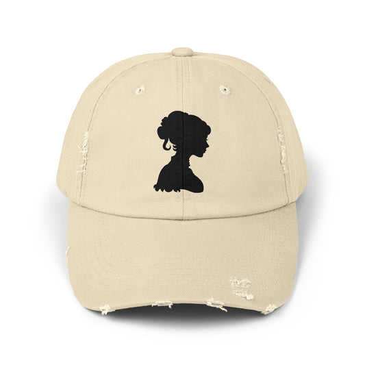 Unisex Distressed Cap with Vintage Silhouette | Trendy Hat for Everyday Wear, Gift for Him or Her, Casual Streetwear
