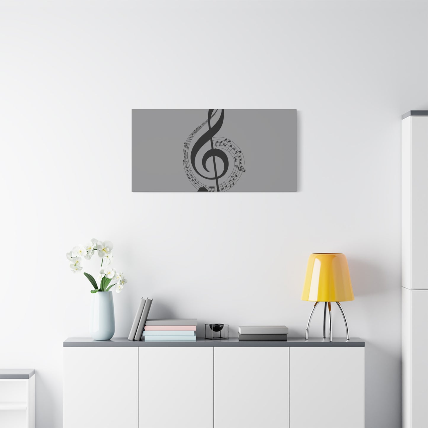 Musical Notes Canvas Print, Wall Art for Musicians, Music Lovers, Home Decor, Gift for Music Teacher, Birthday, Housewarming