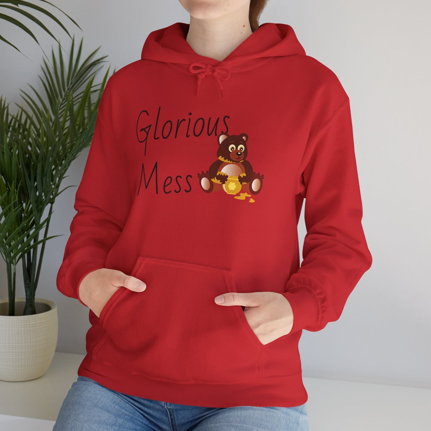 Glorious Mess Hoodie | Cute Bear Sweatshirt | Cozy Unisex Pullover for All Seasons | Perfect Gift for Friends & Birthdays | Funny [...]