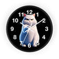 Funny Cat Wall Clock | Pet Decor, Gift for Cat Lovers, Unique Home Decor, Whimsical Clock, Cat-Themed Gift