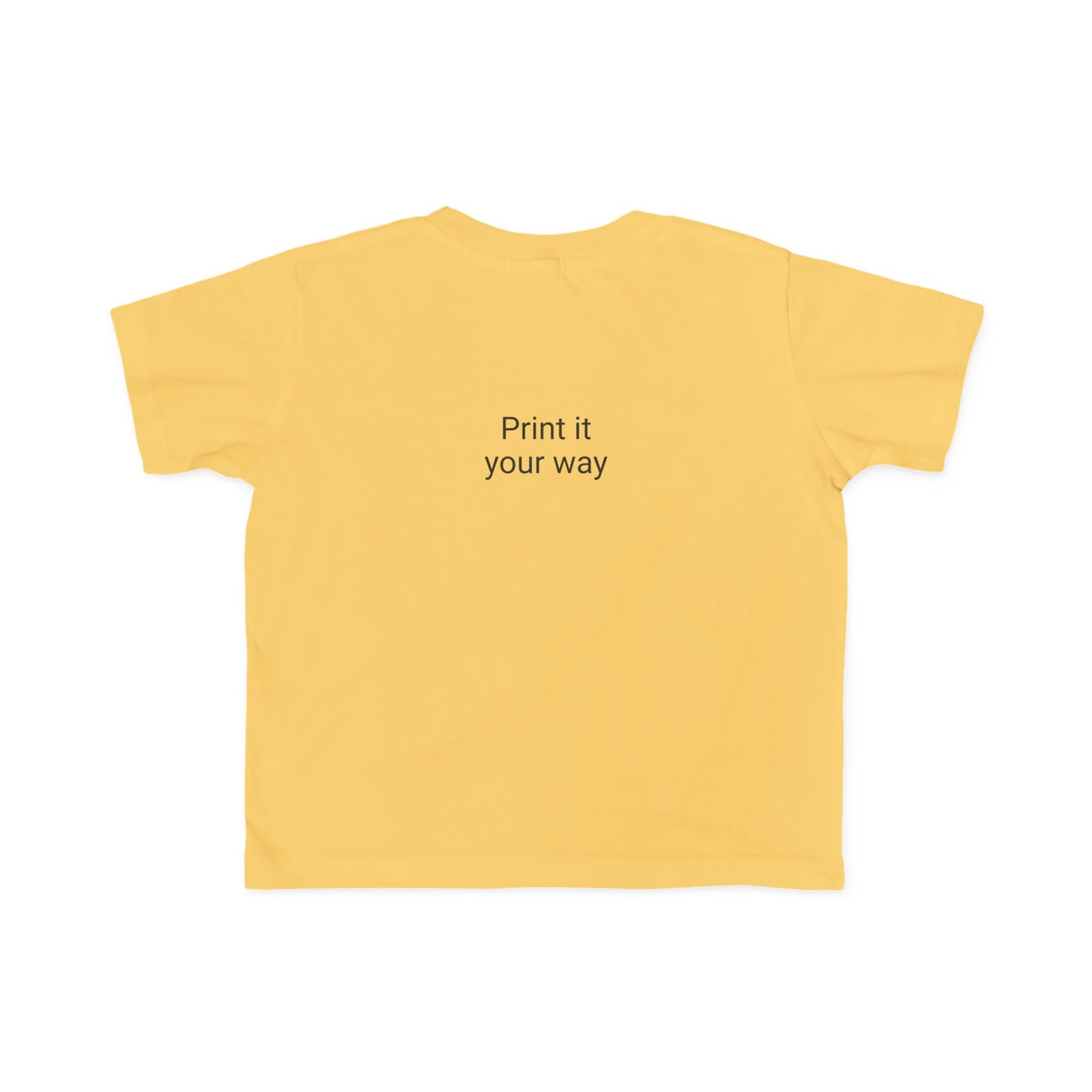 Colorful Toddler Tee - Perfect for Back to School, Kids' Birthday Gift, Playdates, Everyday Wear, Print Your Way