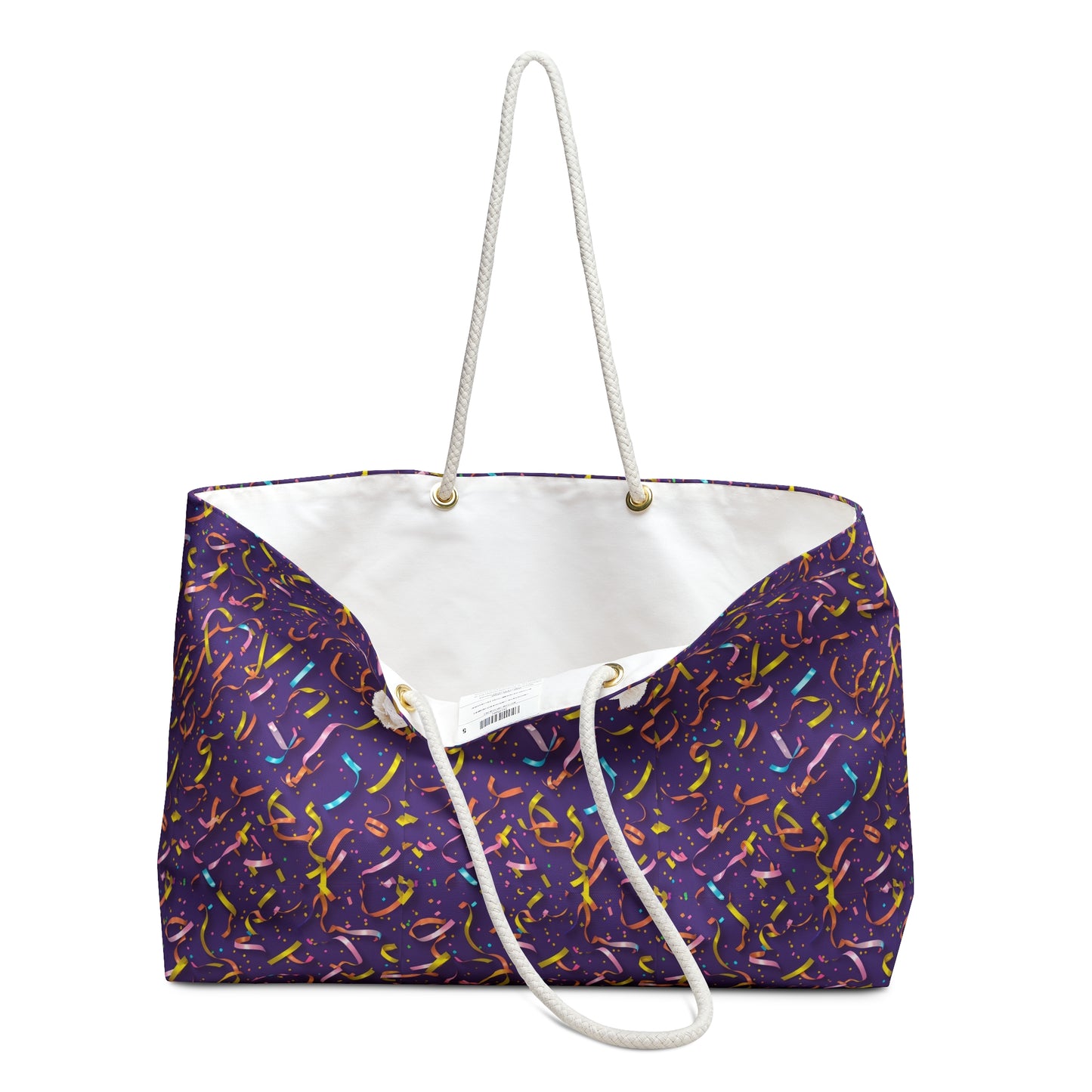 Colorful Weekender Bag, Vibrant Tote, Travel Bag, Beach Bag, Large Carryall, Weekend Getaway Essential, Stylish Storage