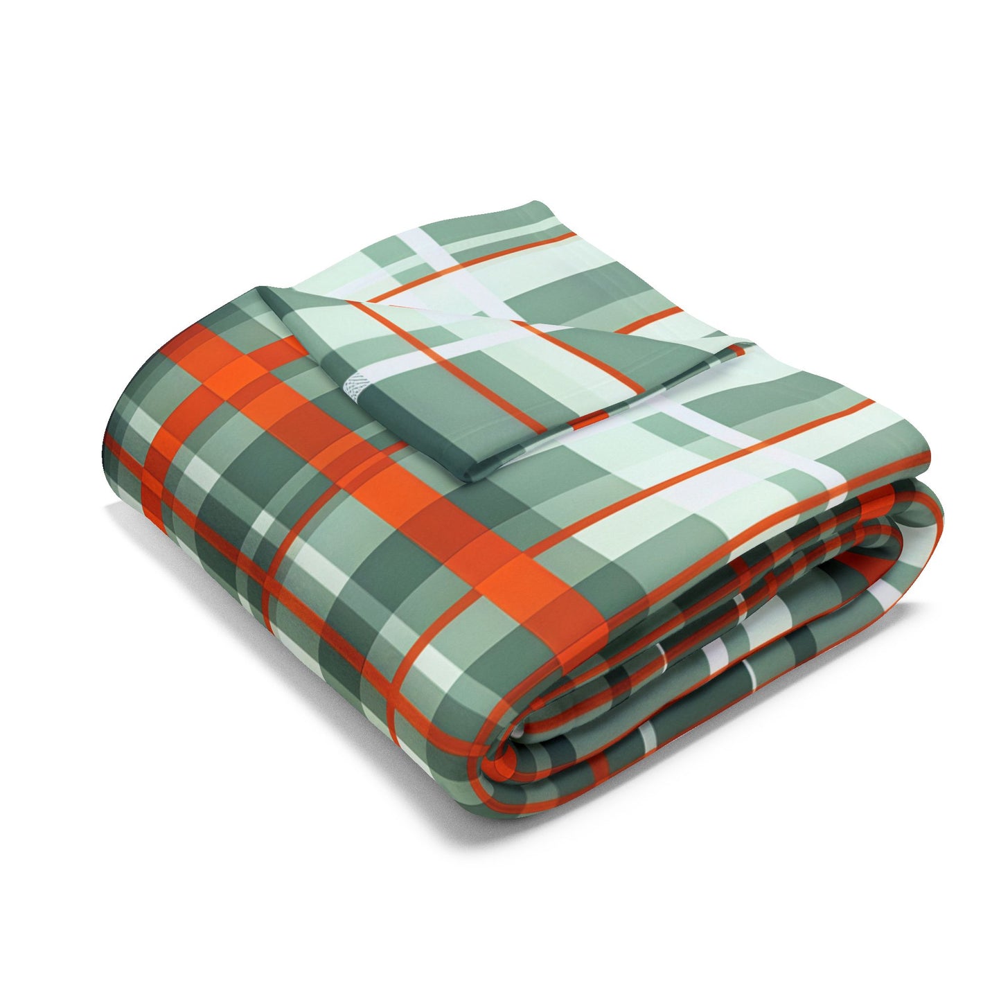 Cozy Plaid Arctic Fleece Blanket, Warm Throw for Winter, Holiday Gift, Home Decor, Outdoor Blanket, Soft Blanket
