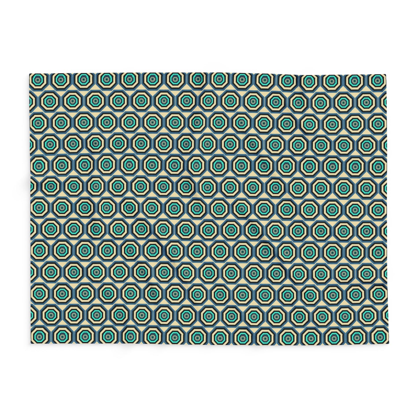 Stylish Geometric Fleece Blanket | Cozy Throw for Home Decor, Gift for Housewarming, Birthday, or Cozy Nights