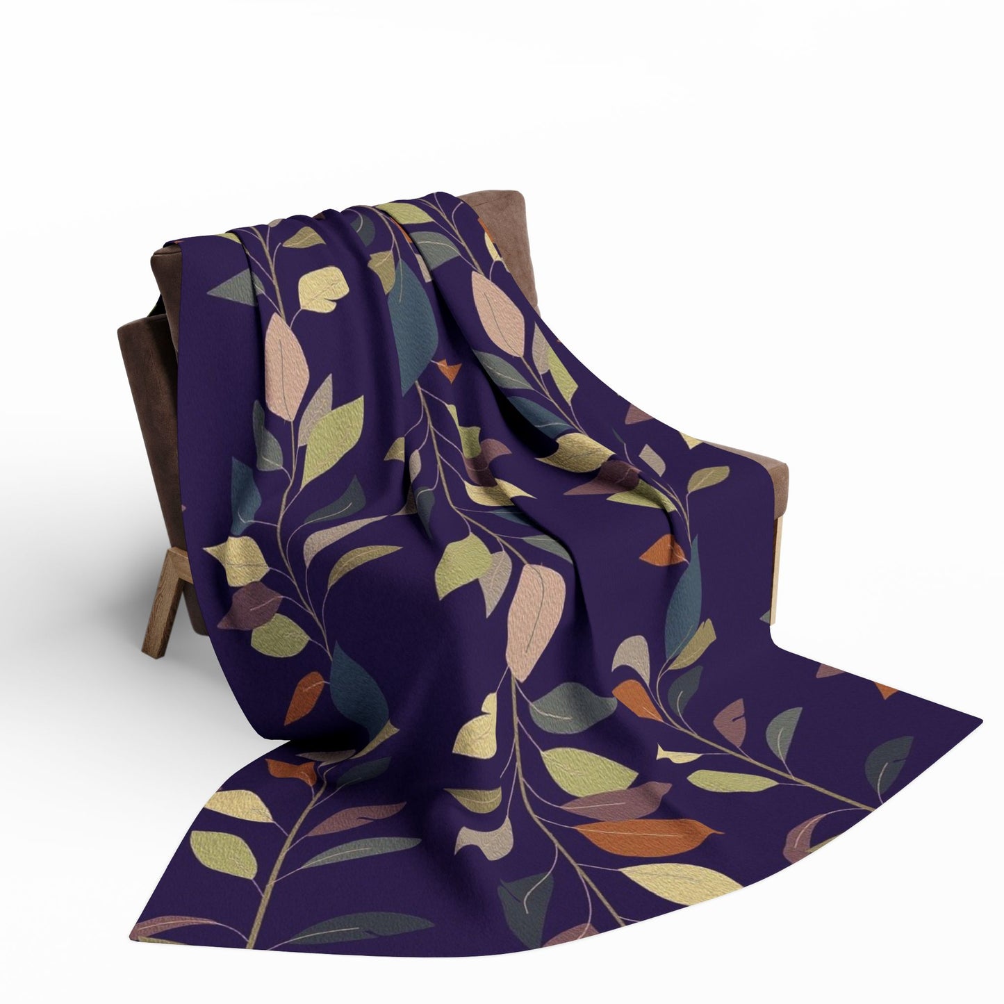 Cozy Floral Arctic Fleece Blanket | Perfect for Home Decor, Gift for Her, Warm Throw Blanket, Autumn Vibes, Snuggle Up