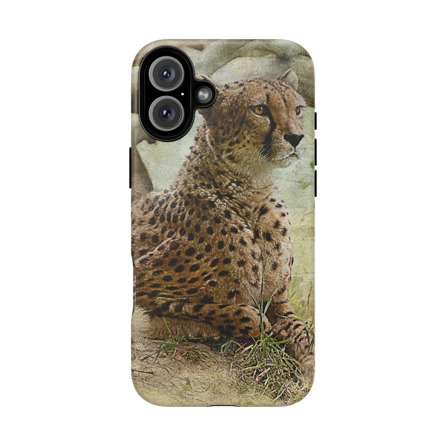 Cheetah Phone Case, Tough Cases, Animal Lover Gift, Wildlife Protection, Eco-Friendly Mobile Cover, Unique Phone Accessory
