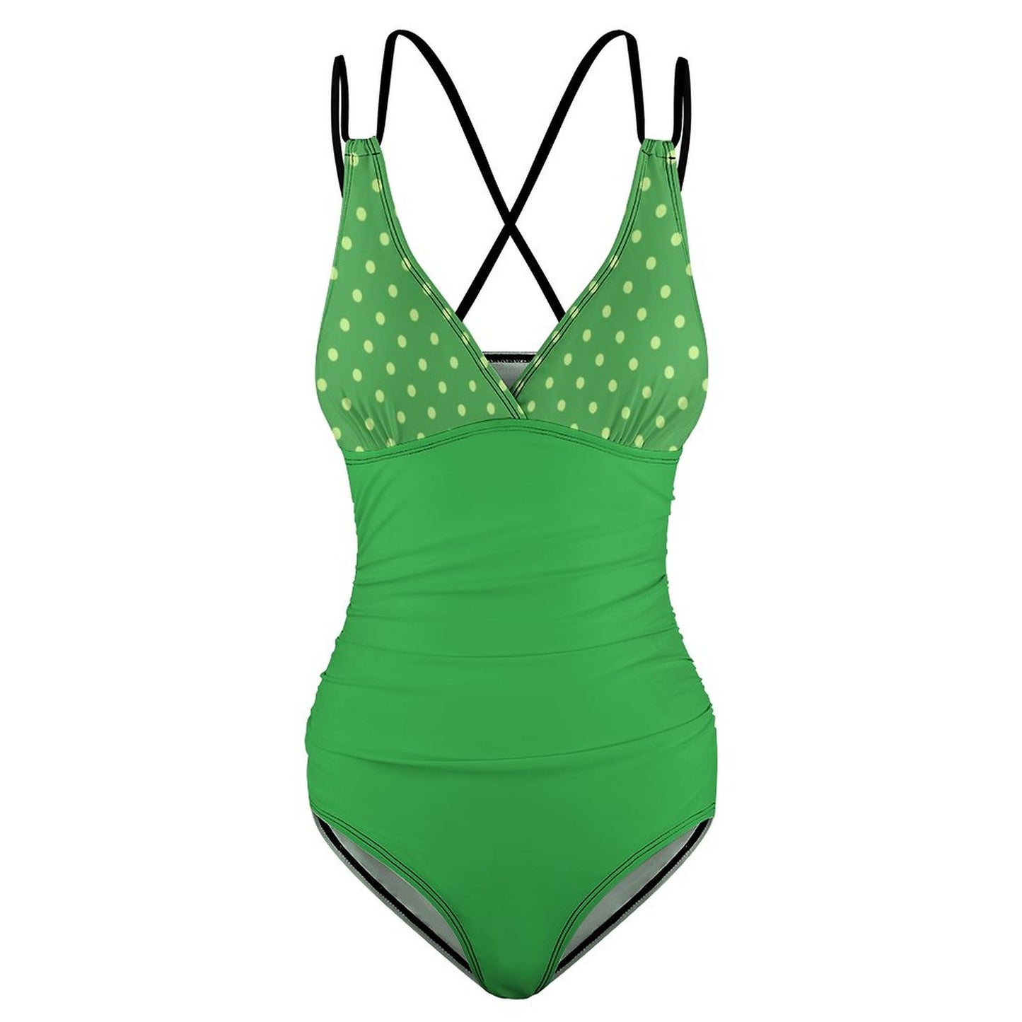 Women's One Piece Swimsuit Tummy Control V Neck Swimwear
