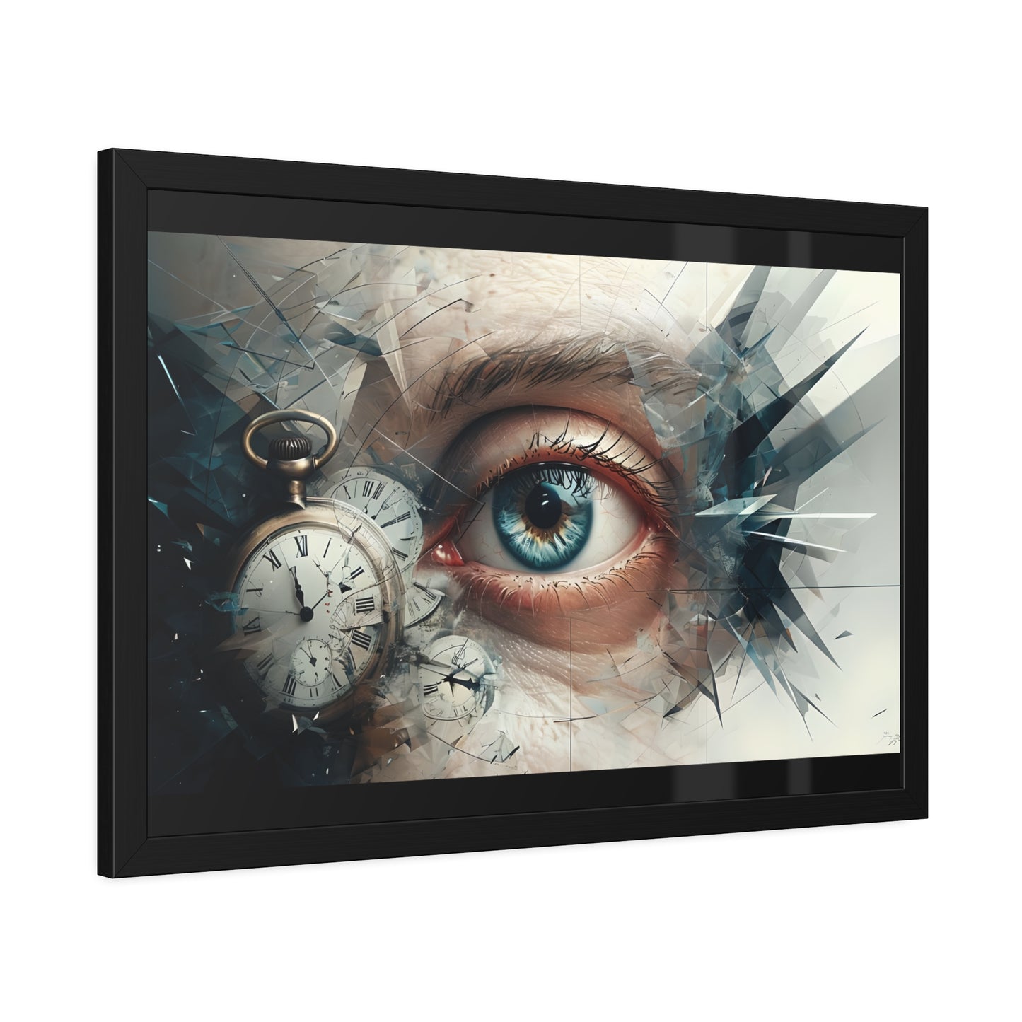 Surreal Eye Art Framed Poster
