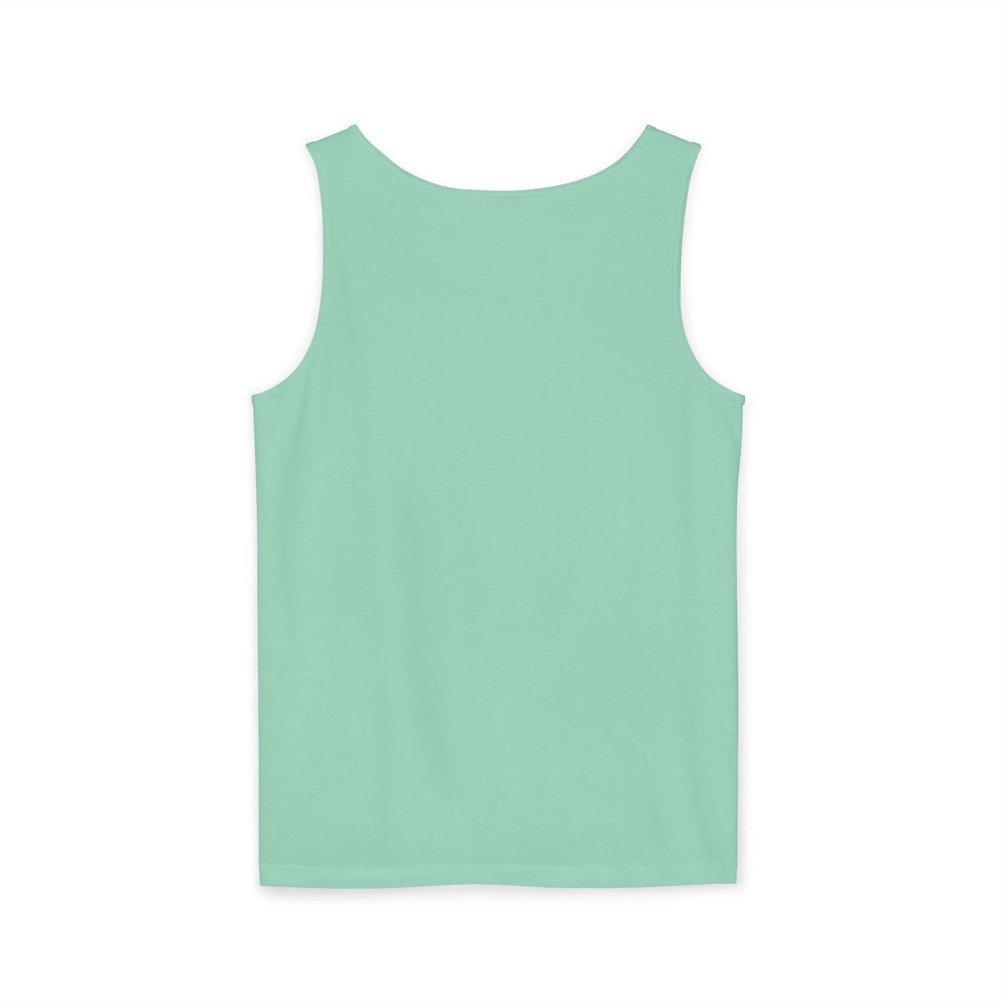 5-Star "WANTED" Garment-Dyed Tank Top, Unisex Summer Shirt, Gift for Him/Her, Trendy Casual Wear, Pool Party Outfit, Unique Graphic Tee