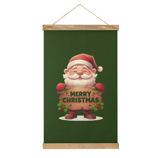 Framed Flax Painting Wall Decor