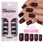 Purple Cat Eye Almond Press On Nails (MOQ=3) – Image 9