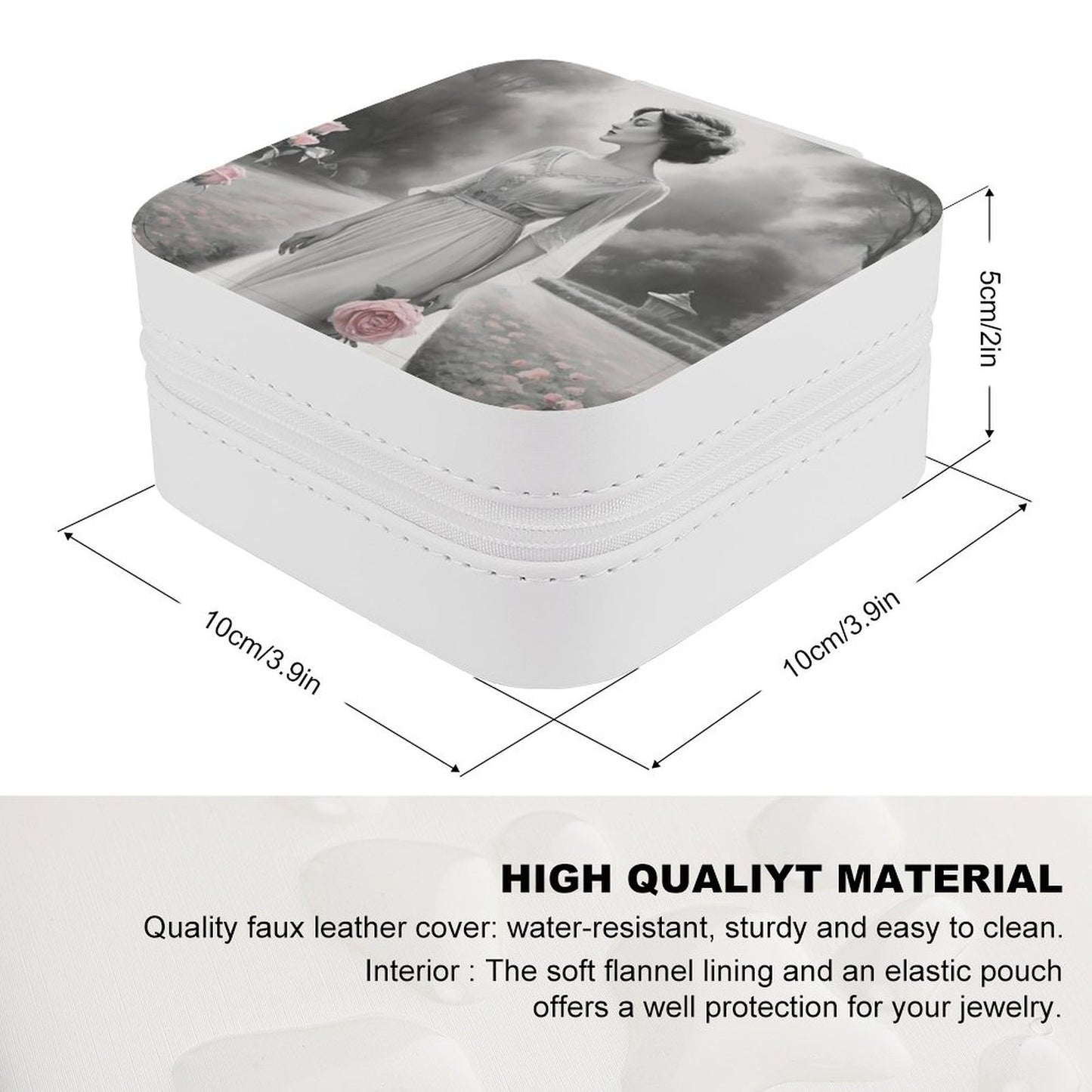 PU Portable Travel Jewellery Box