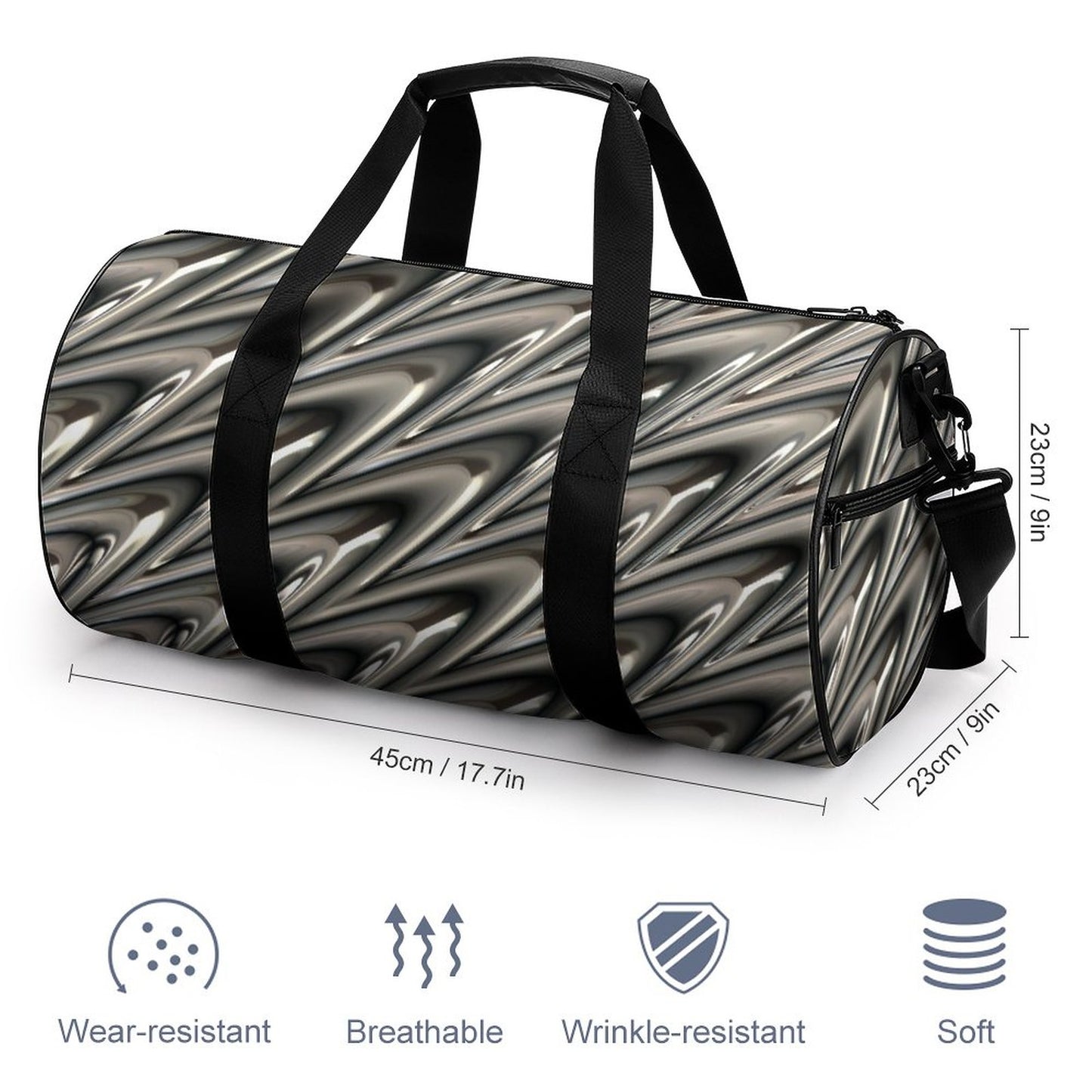 Cylindrical Gym Bag(Multi-sites)