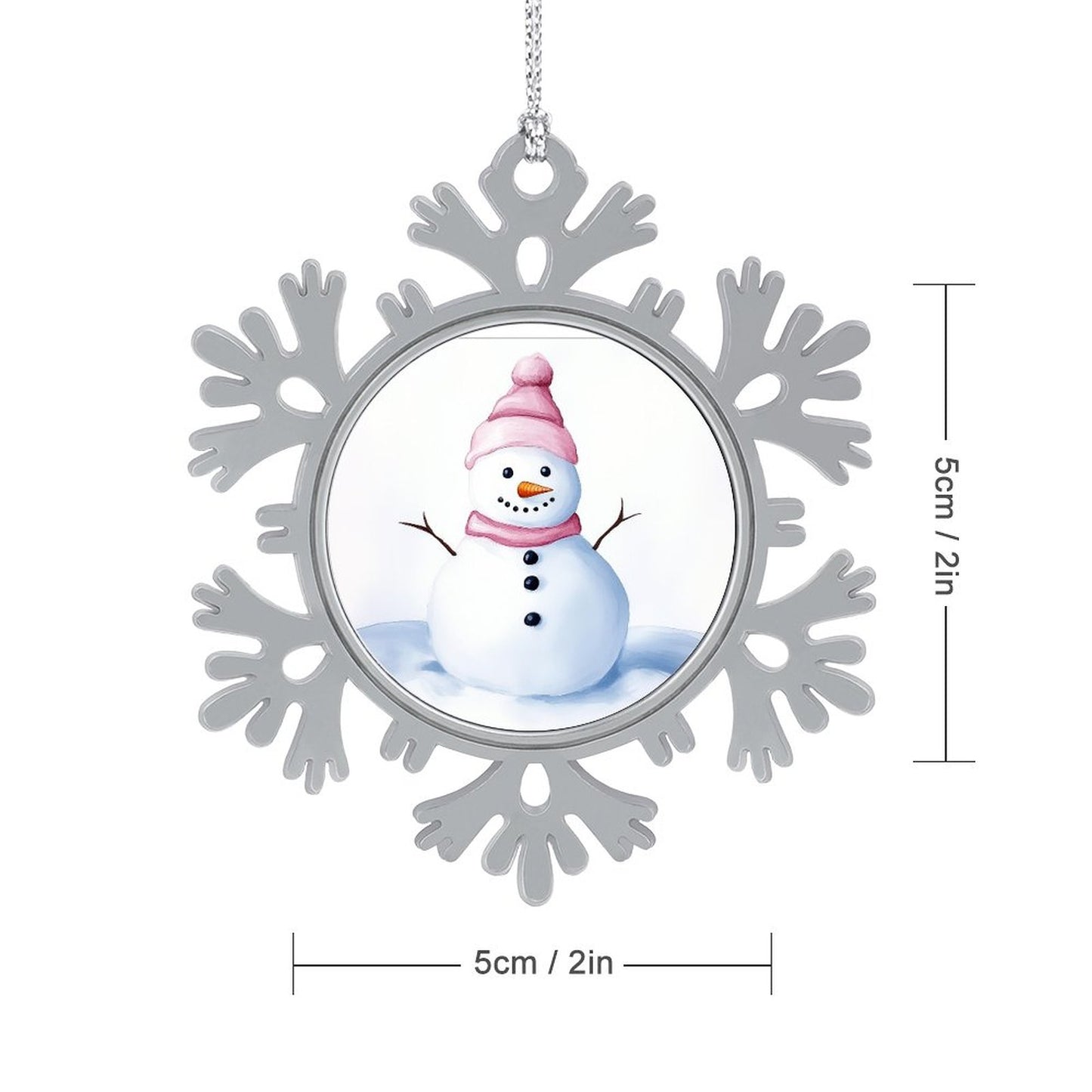 Aluminium Snowflake Decorations