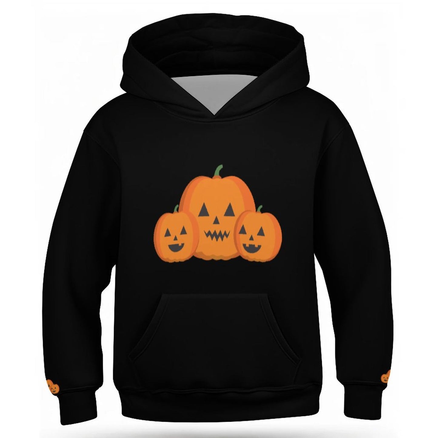 Halloween Kids Hooded Sweatshirt without Drawstrings