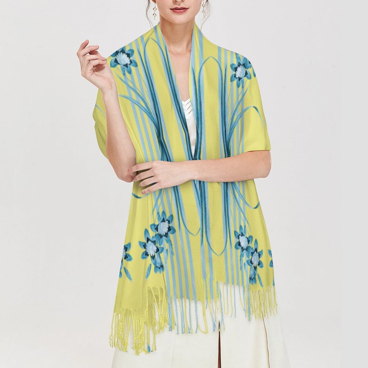 Cashmere-like Tassel Scarf