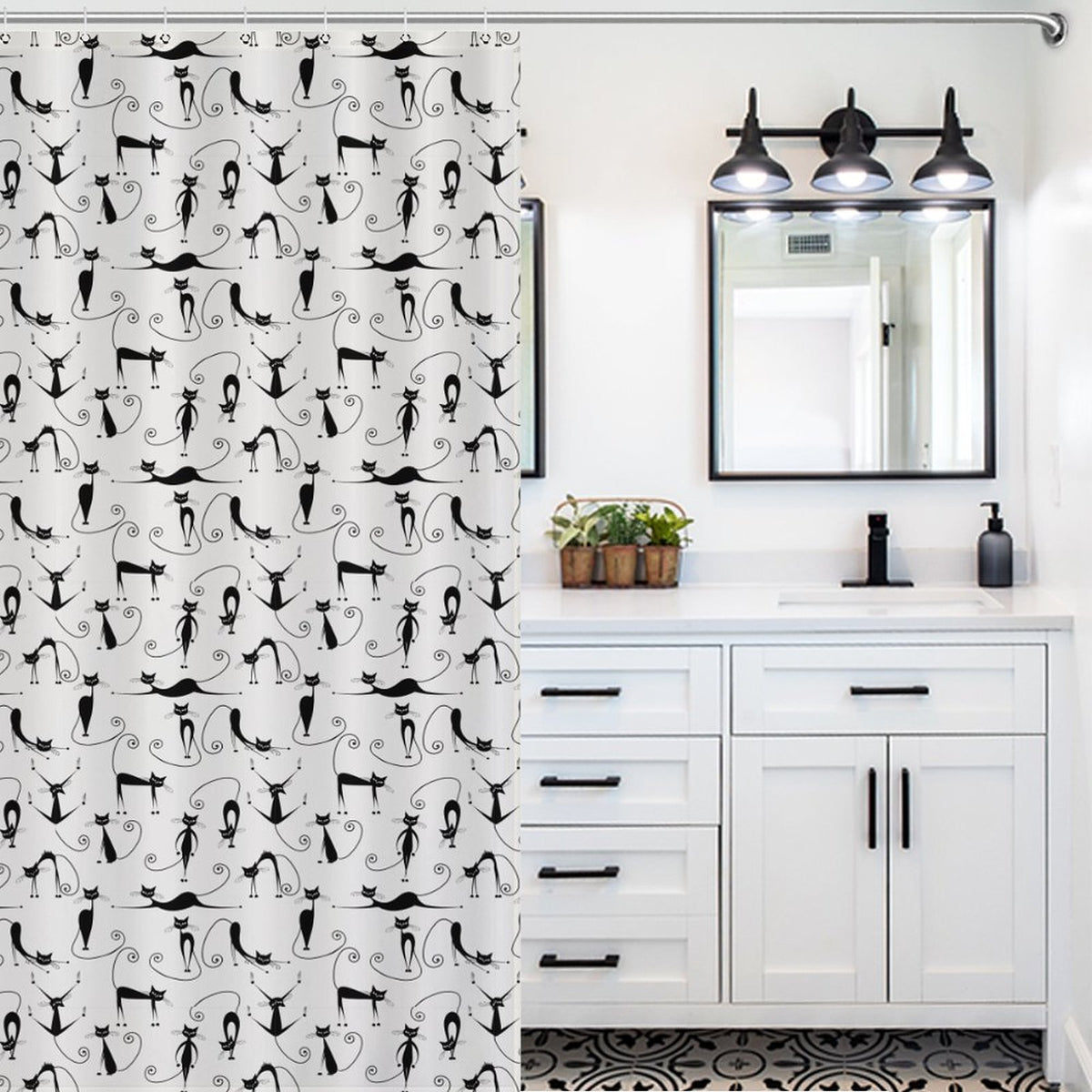 Cat Shower Curtain