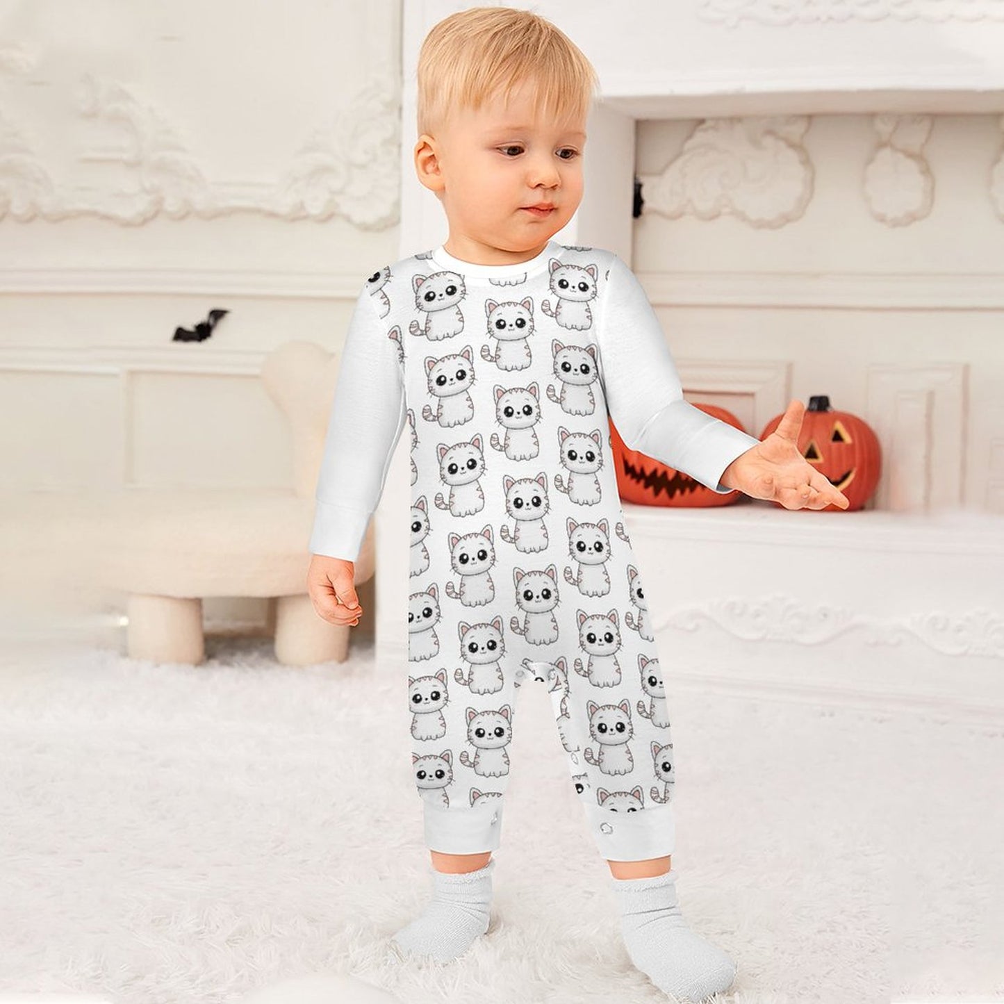 Cats Baby Romper QLR