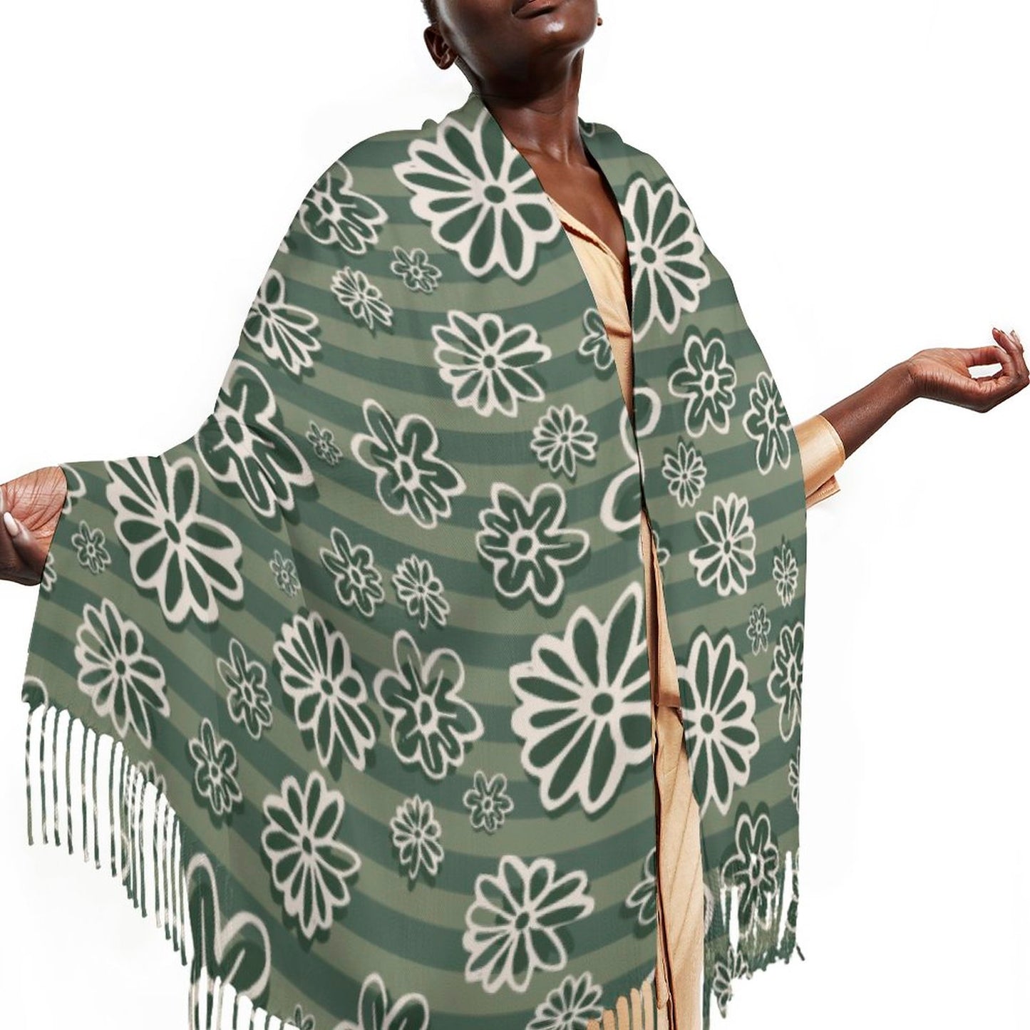 Cashmere-like Tassel Scarf