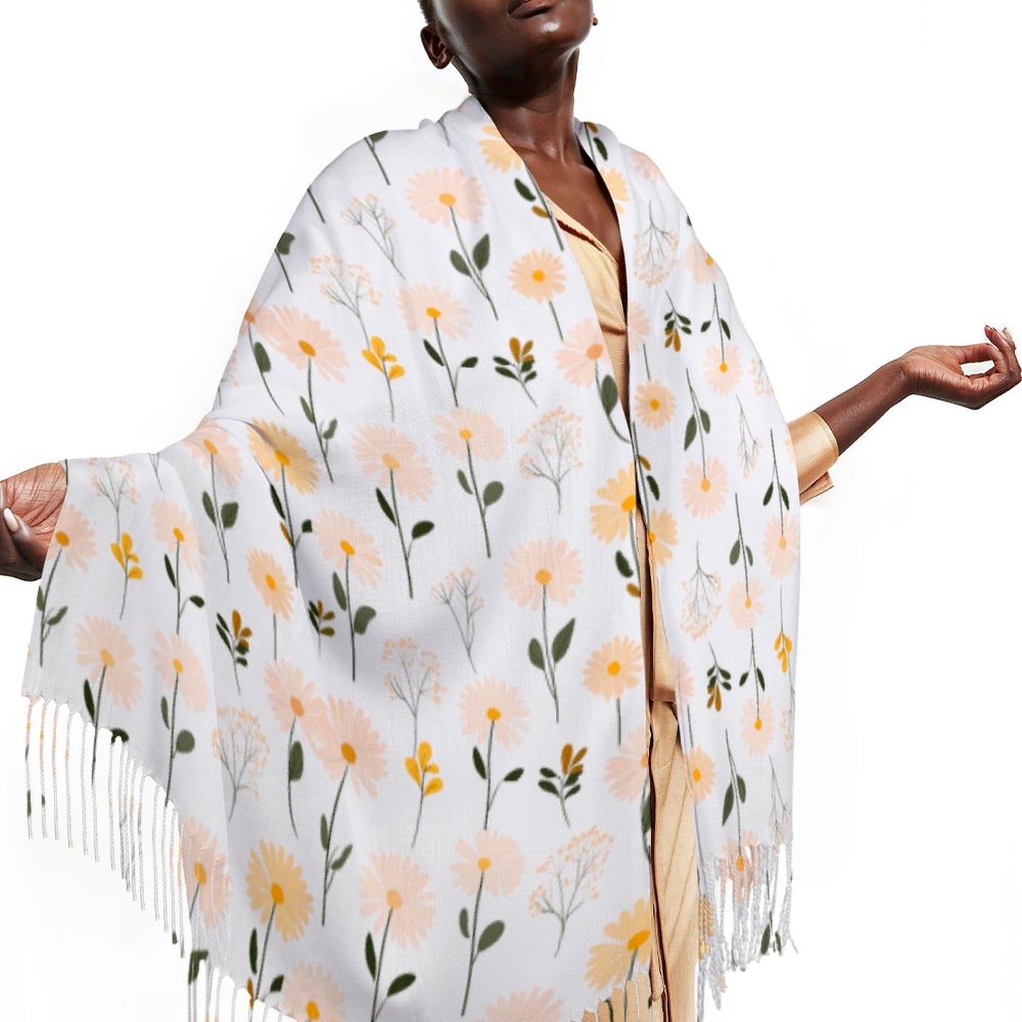 Cashmere-like Tassel Scarf