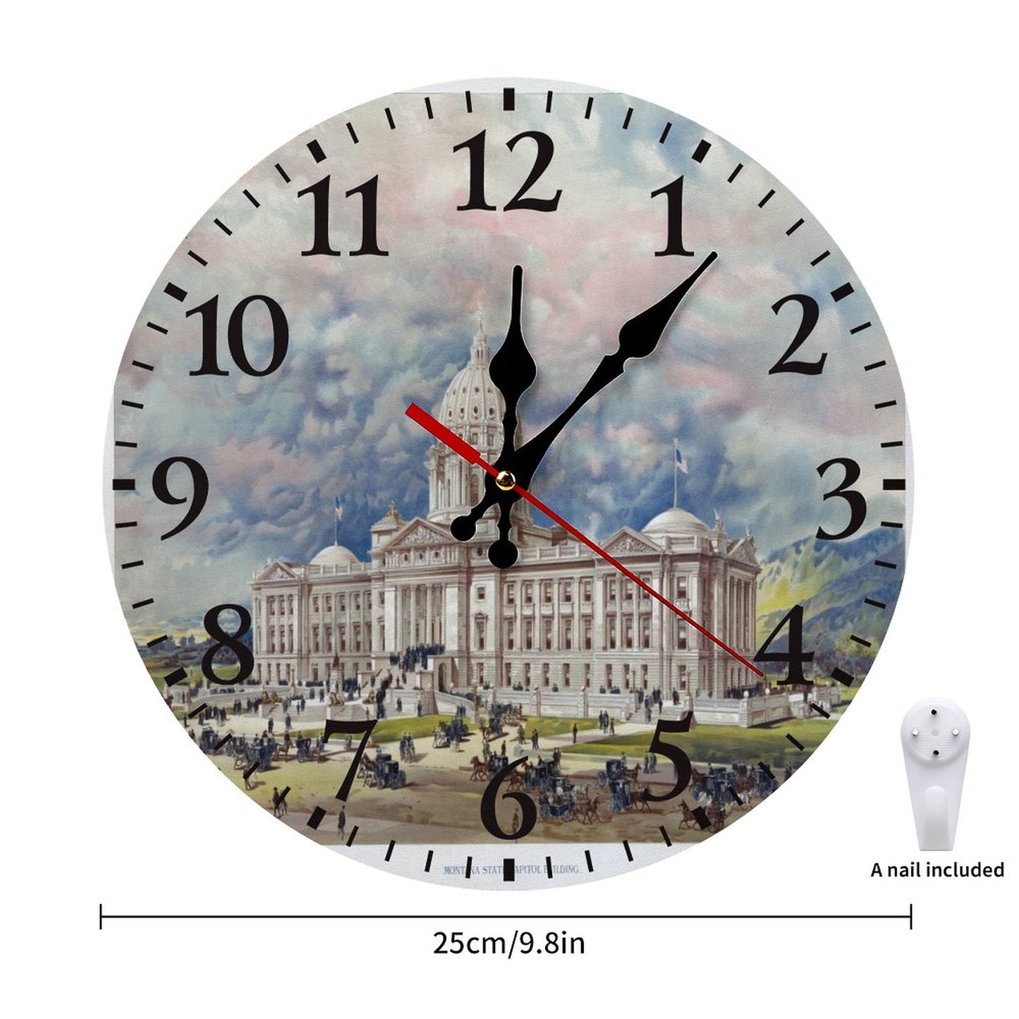 Modern Wooden Wall Clock