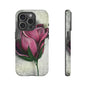 Rose Phone Case – Tough Cases, Floral Phone Cover, Gift for Her, Minimalist Design, Nature Lover's Accessory, Birthday Gift Idea