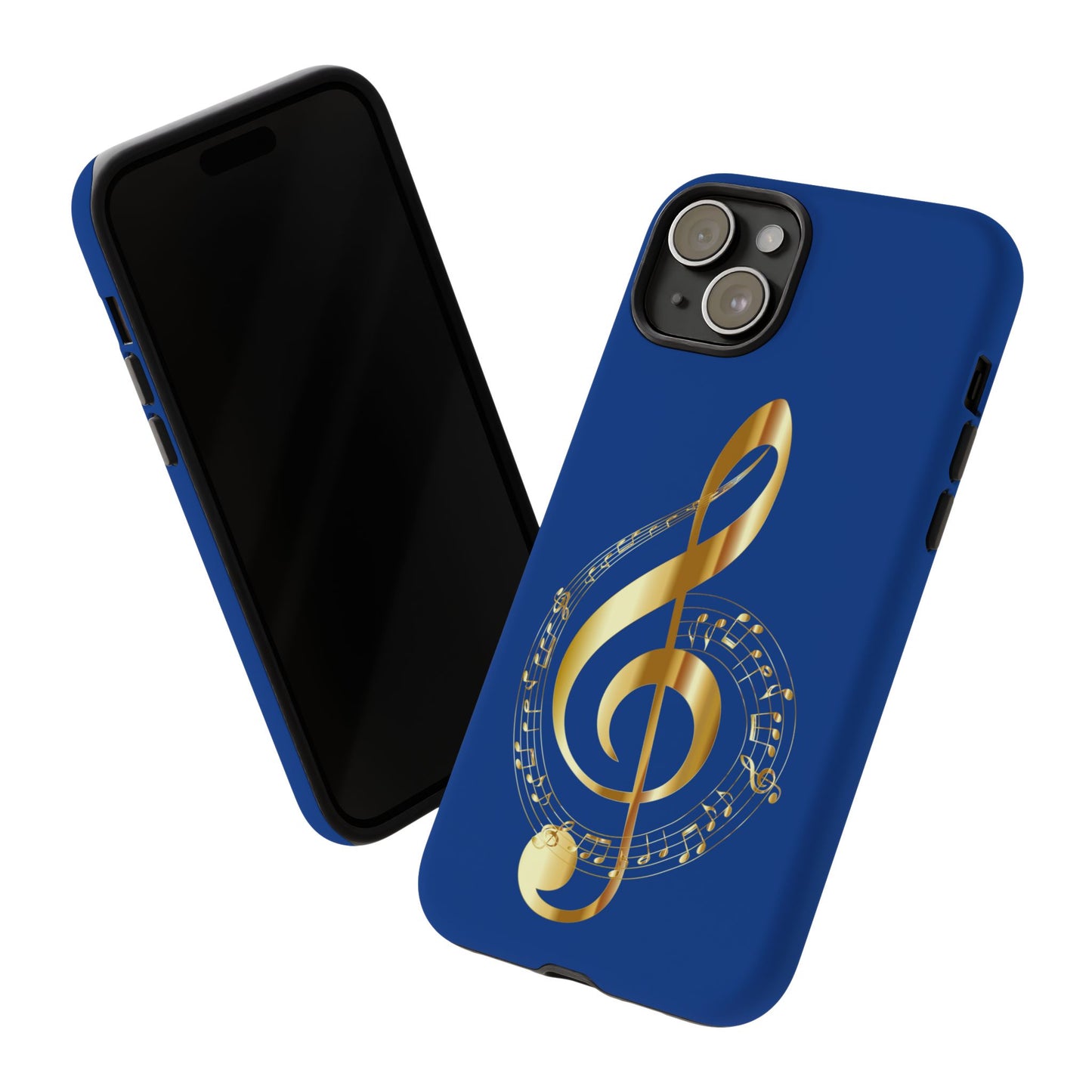 Tough Cases Blue and Gold Musical Note
