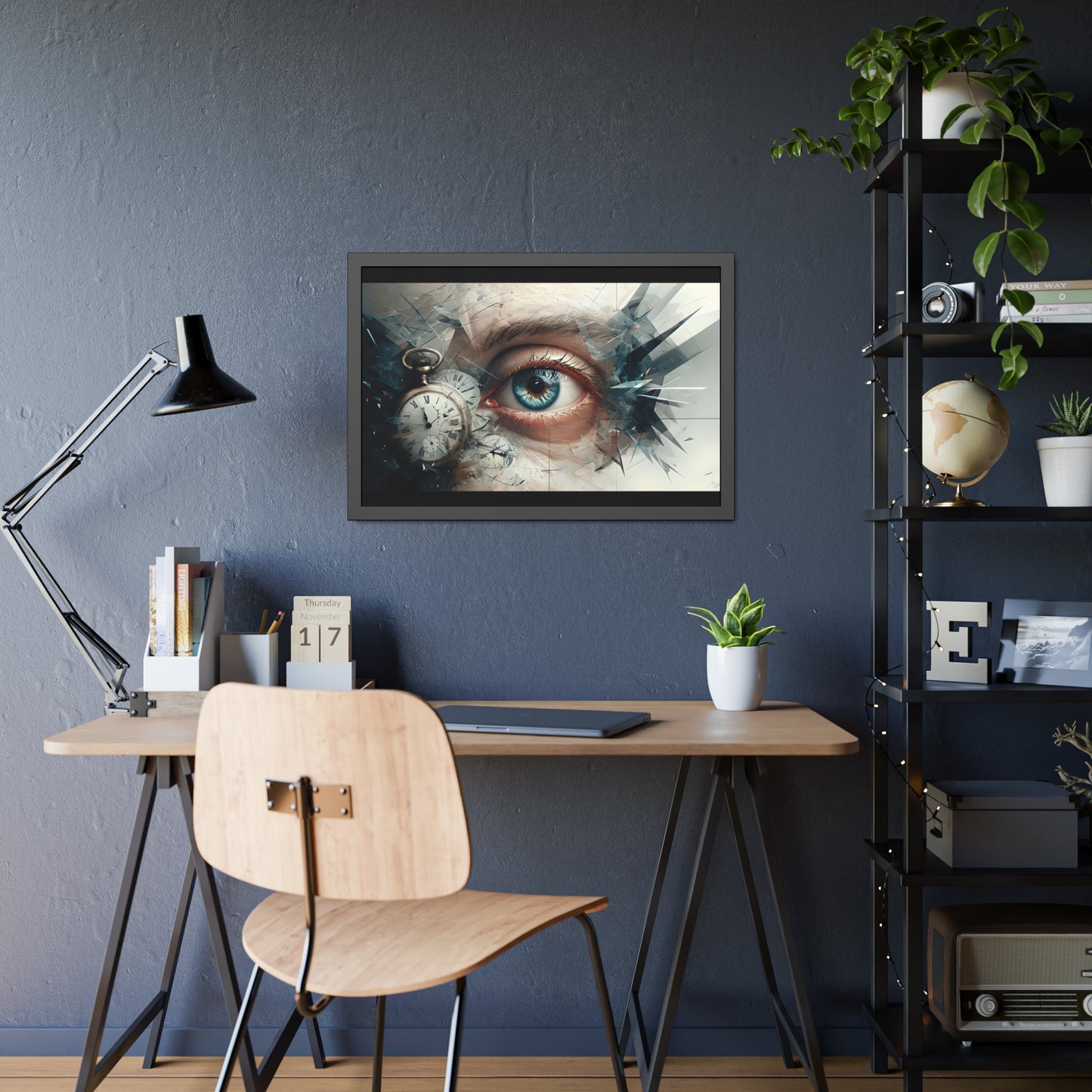 Surreal Eye Art Framed Poster
